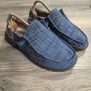 Hey Dude Loafer Wendy Funk Women's Size 8 Slip On Casual Shoes Midnight Rain